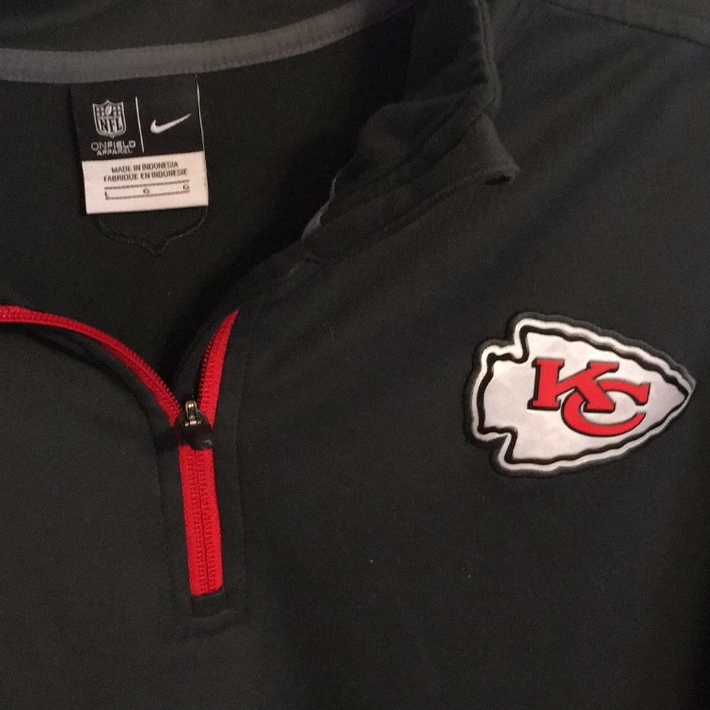 NIKE Kansas City Chiefs 1/4 ZIP pullover